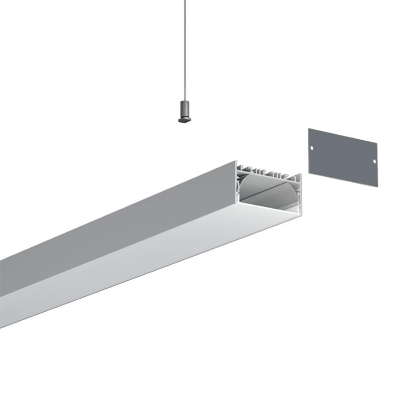 Hanging LED Diffuser Channel Strip Lighting - Inner Width 44.6mm(1.76inch)